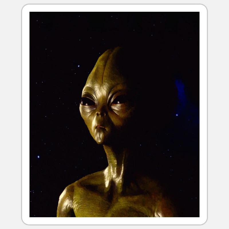 Alien Sticker size S (10 x 10 cm)