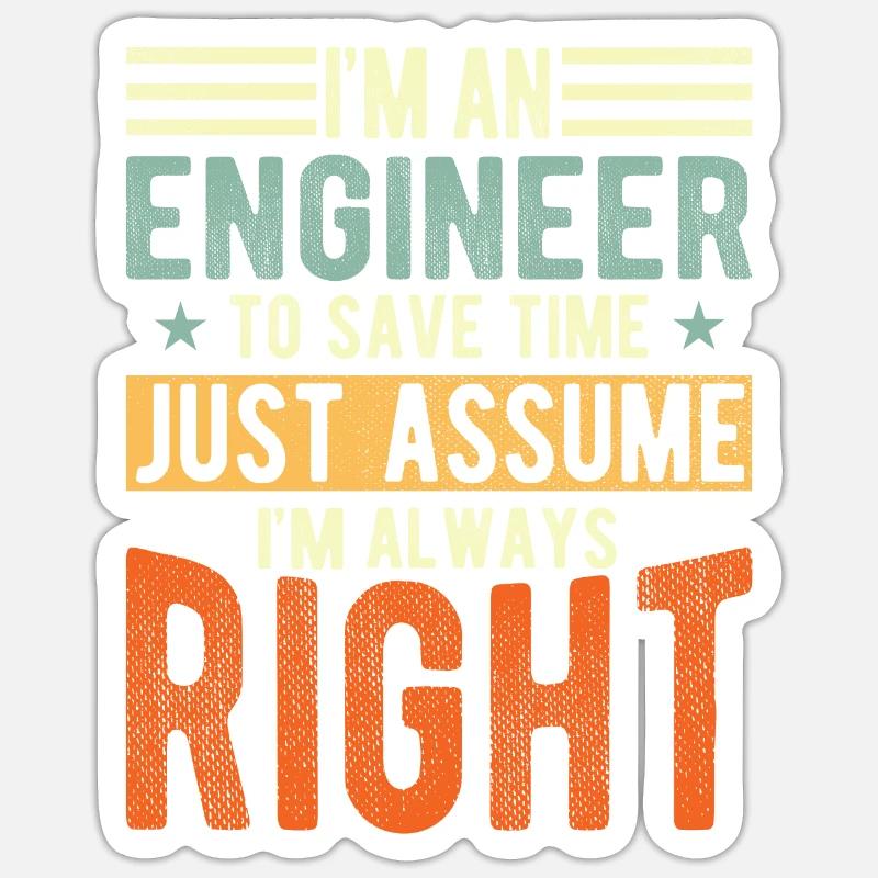 Technicien Sticker taille S (10 x 10 cm)