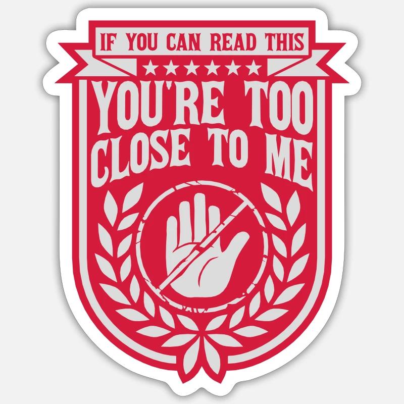 Sticker Größe S (10 x 10 cm) - 