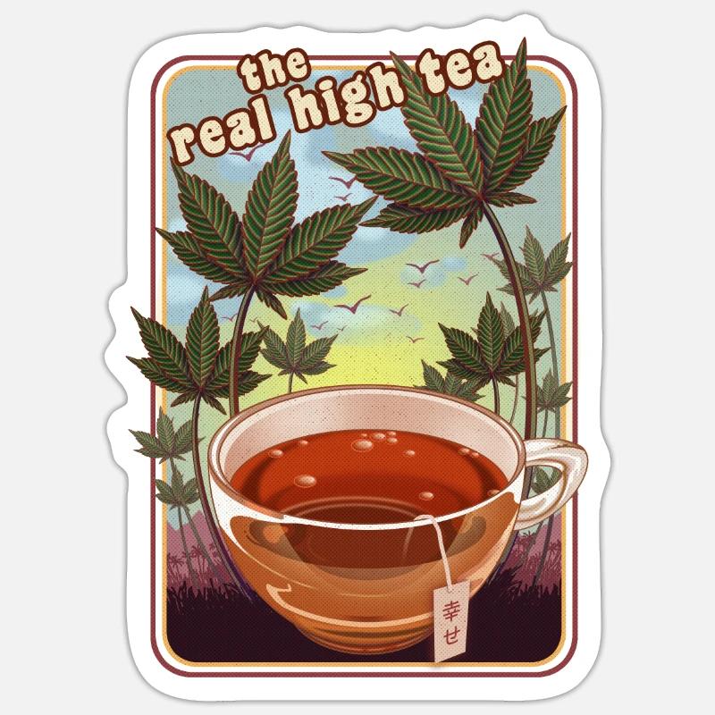 HIGH TEA Sticker size S (10 x 10 cm)