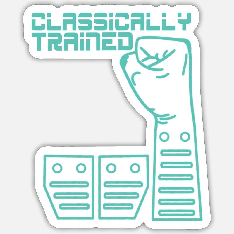 Manual gear shift Stick shift Sticker size S (10 x 10 cm)