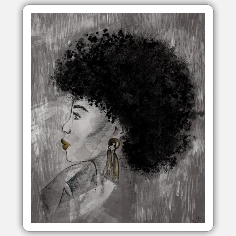 Al - Sticker taille S (10 x 10 cm) - blanc mat