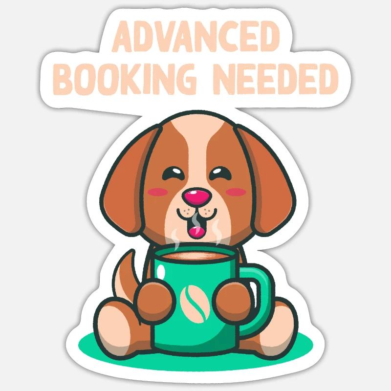 Advanced booking requires introverted C - Sticker size S (10 x 10 cm) - white matte