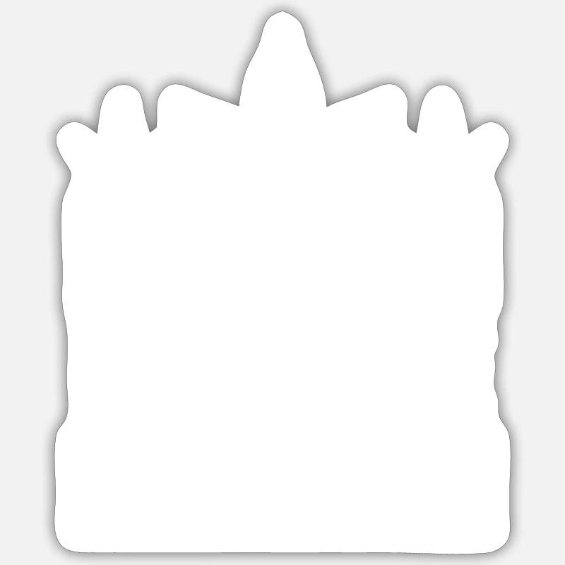 Le cannabis parce que c’est pourquoi le blanc Sticker taille S (10 x 10 cm)