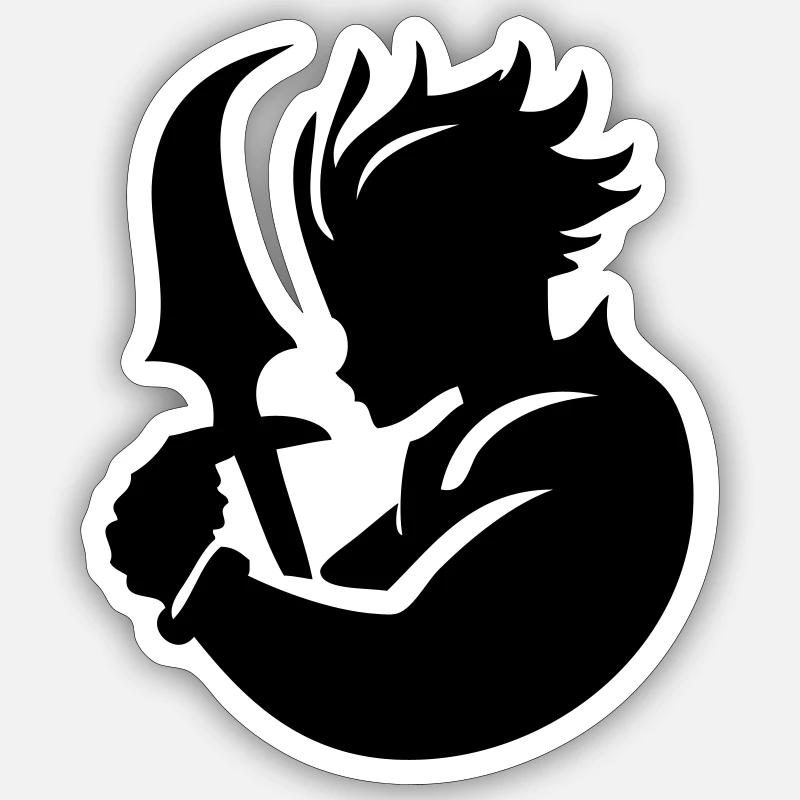 Epic hero ready - Sticker size S (10 x 10 cm) - white matte