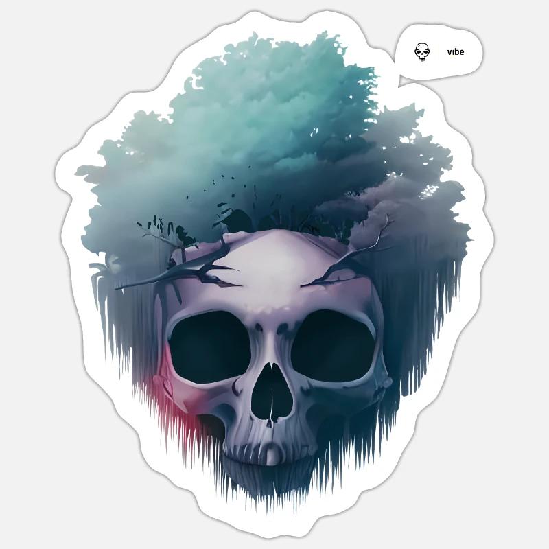 Under the Trees Sticker size S (10 x 10 cm)