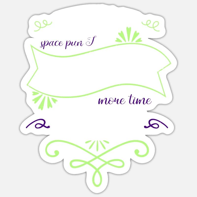 Space Ship Physics Birthday Present Astrology Sticker size S (10 x 10 cm)