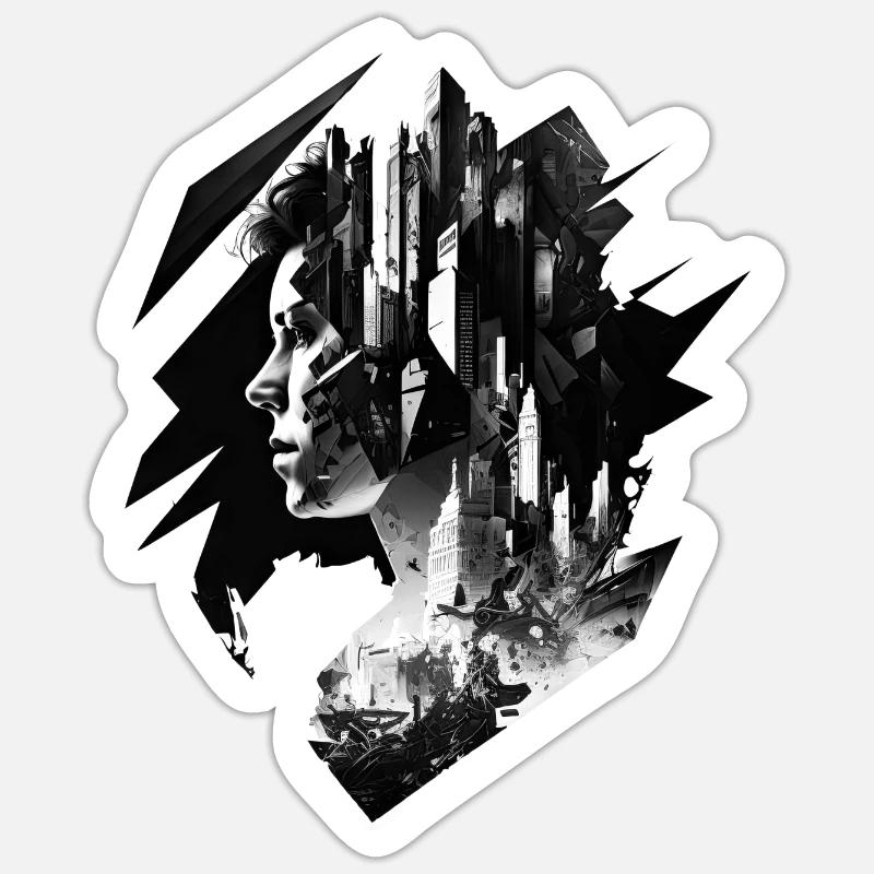 Sticker Größe S (10 x 10 cm) - 