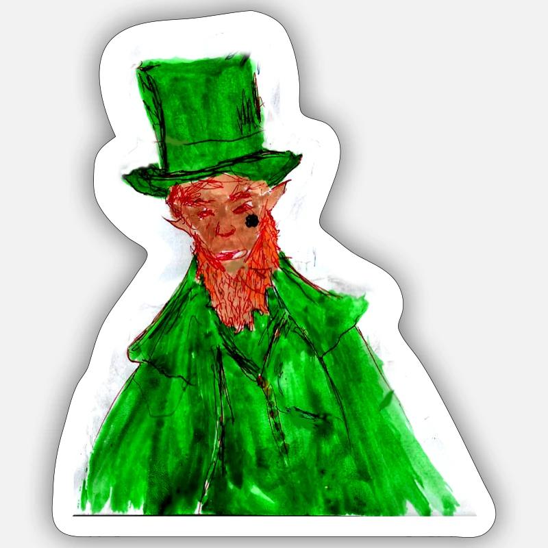 patrick de st patrick Sticker taille S (10 x 10 cm)
