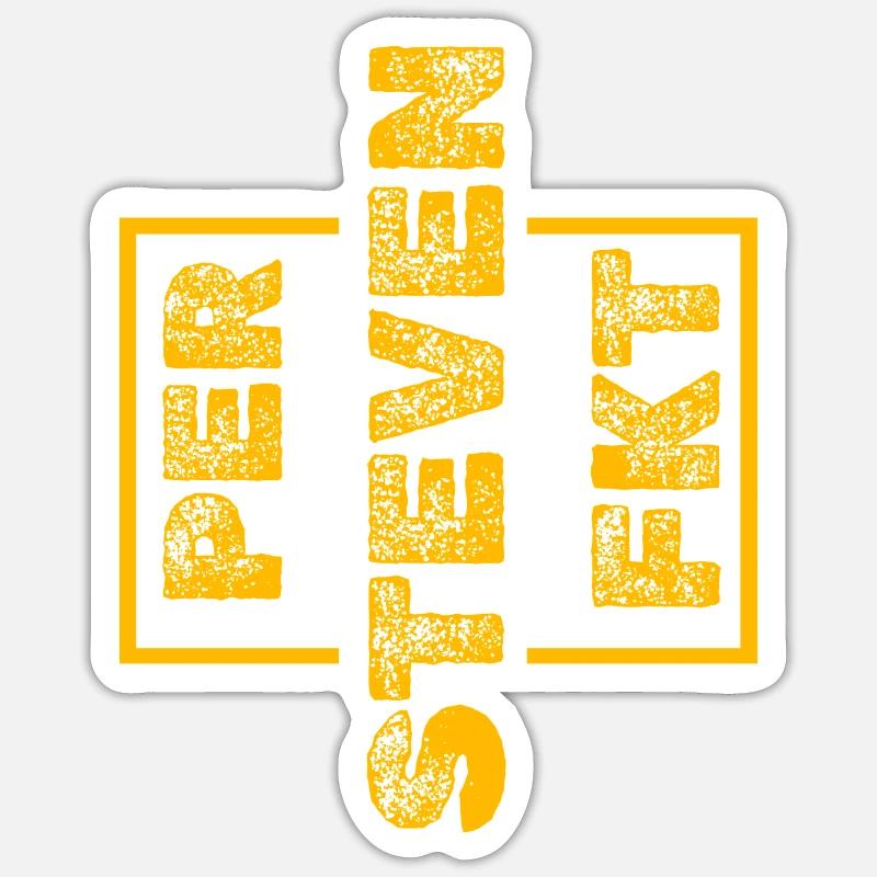 Perfekt Einzigartig Steven Sticker Größe S (10 x 10 cm)