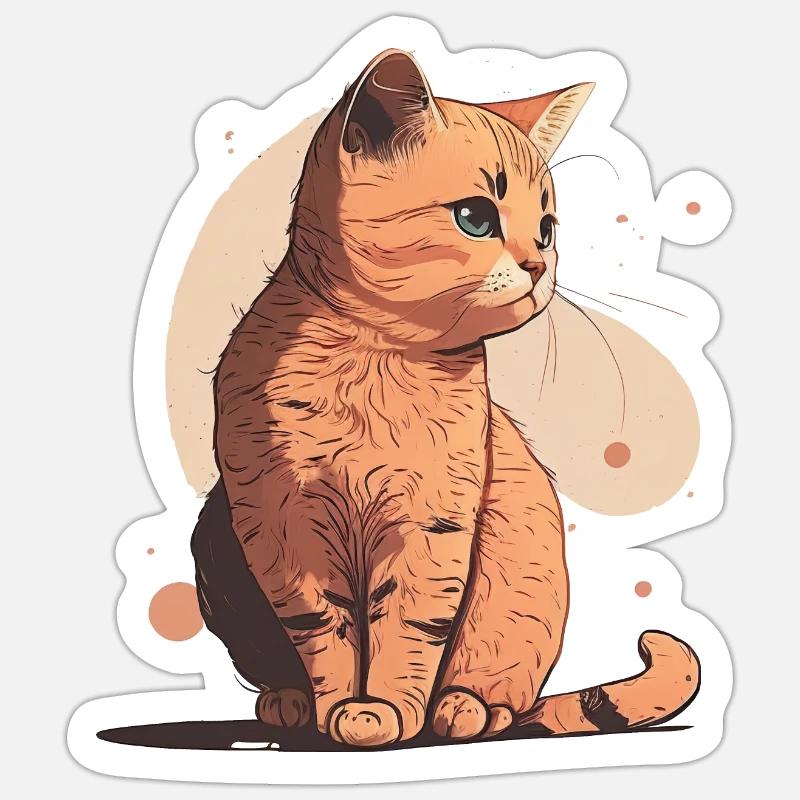 PUTTY - Sticker size S (10 x 10 cm) - white matte