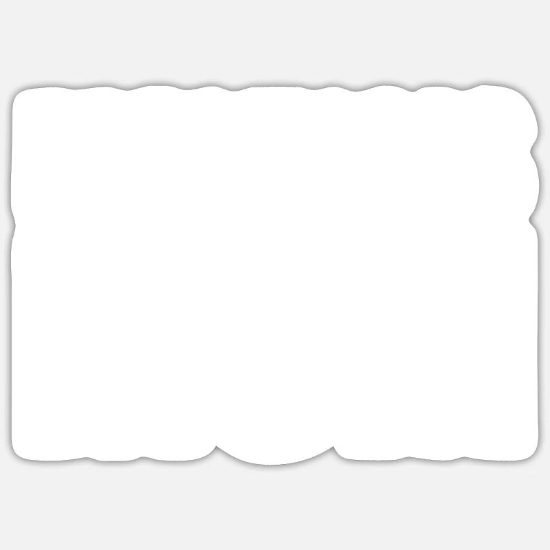 Mère de Malinois - Sticker taille S (10 x 10 cm) - blanc mat