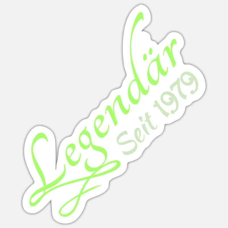 Legendary 1979 - Sticker Größe S (10 x 10 cm) - Mattweiß