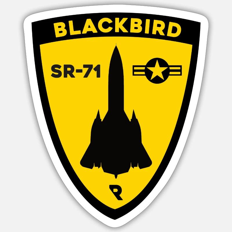 Blackbird Patch Sticker Größe S (10 x 10 cm)