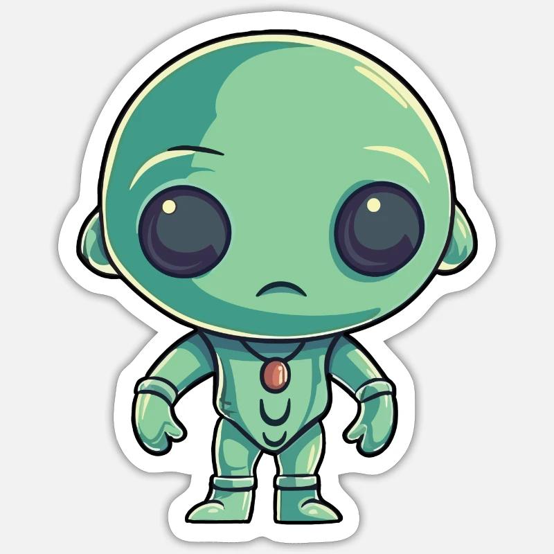 Alien Sticker size S (10 x 10 cm)