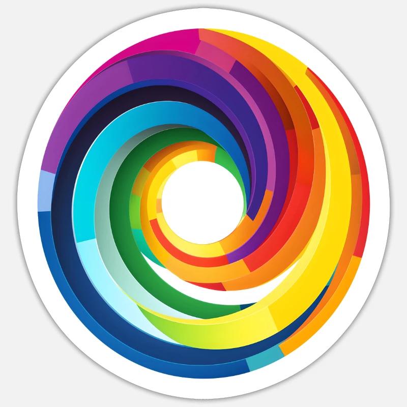 Rain circle Sticker size S (10 x 10 cm)