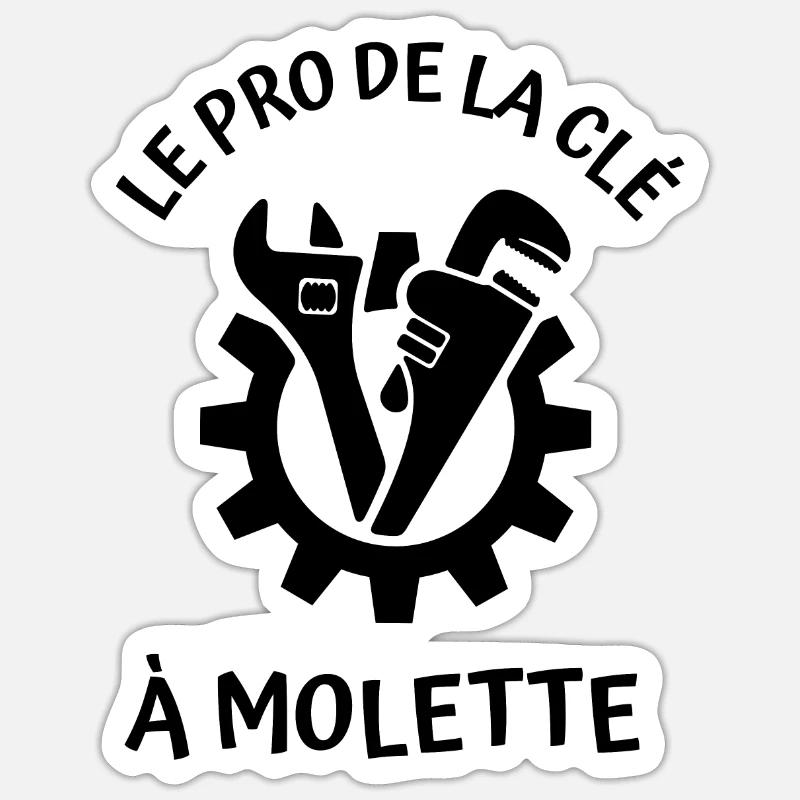 Pro de la clé à molette 2 Sticker taille S (10 x 10 cm)