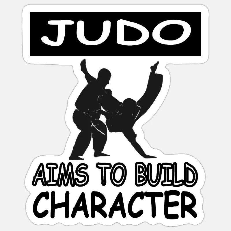 Judo Training Judo Trainer Judo Training Gift Sticker size S (10 x 10 cm)