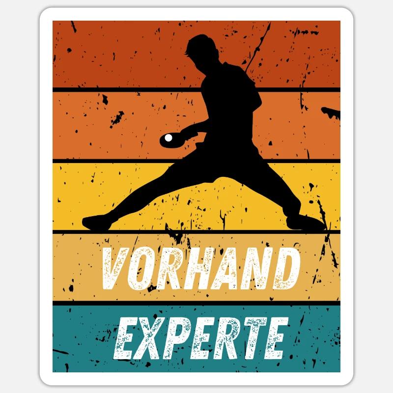Vorhandexperte - Sticker Größe S (10 x 10 cm) - Mattweiß
