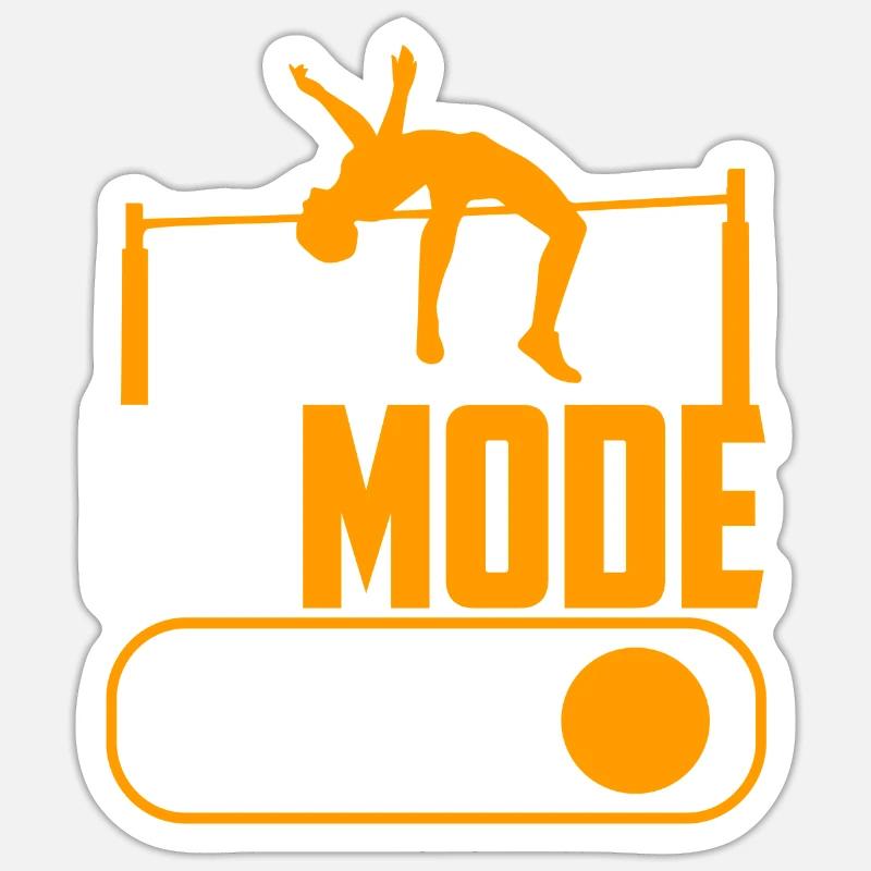 Pole vault Pole vaulter Sticker size S (10 x 10 cm)