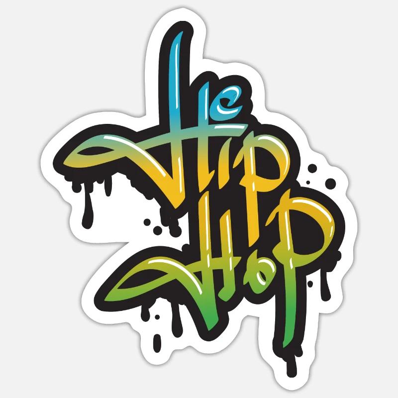 Dancing Dance Music - Sticker size S (10 x 10 cm) - white matte