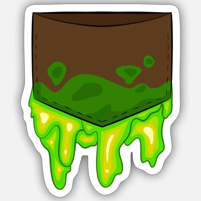 Viscous pocket Sticker size S (10 x 10 cm)