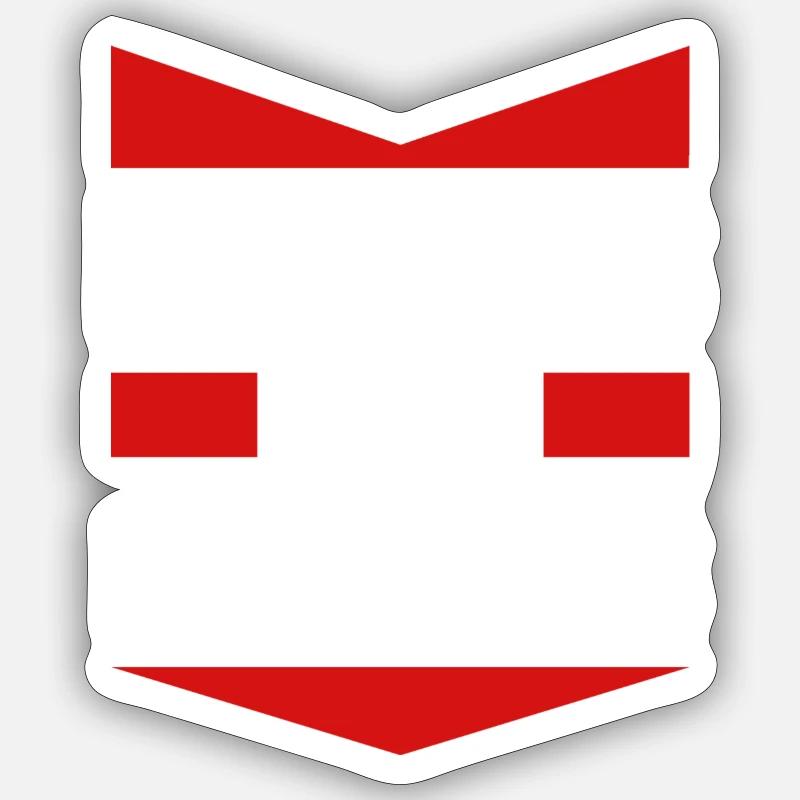 Nette Jungs bringen's nicht. Sticker Größe S (10 x 10 cm)