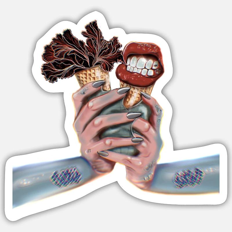 Ocean Dream Eis Sticker Größe S (10 x 10 cm)