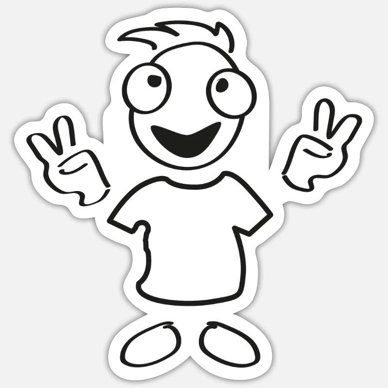 Sticker taille S (10 x 10 cm) - 