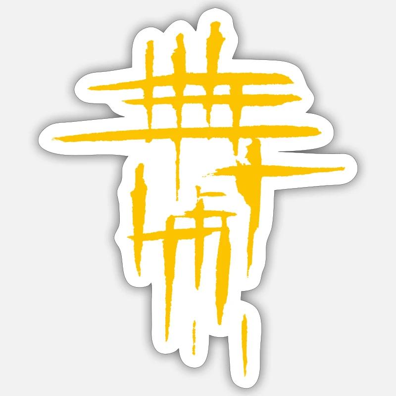 Texture Background - MINIMAL Pattern Abstract Sticker size S (10 x 10 cm)