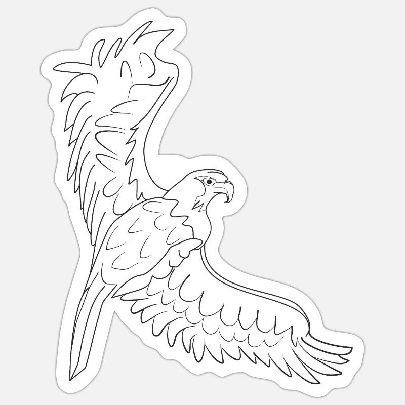 Eagle Sticker size S (10 x 10 cm)