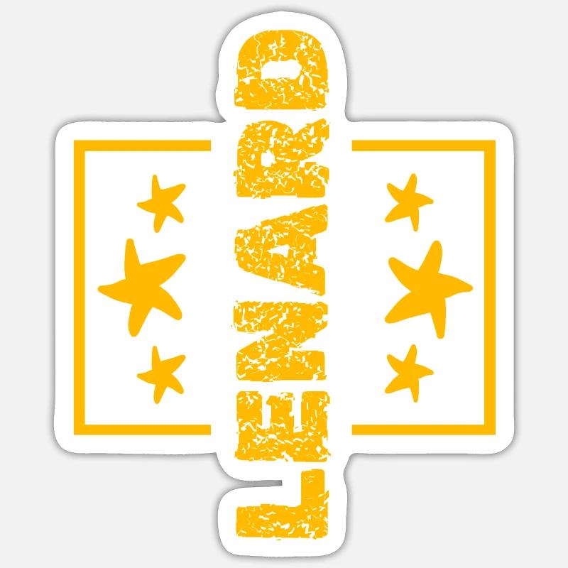 Cadeau pour Lenard - Sticker taille S (10 x 10 cm) - blanc mat