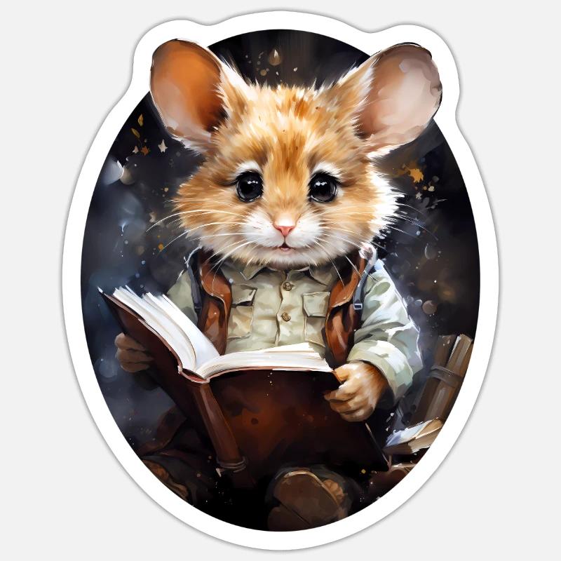 Mouse Sticker size S (10 x 10 cm)