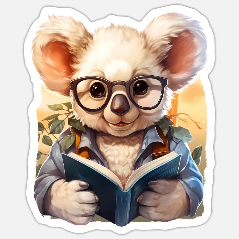Koala - Sticker size S (10 x 10 cm) - white matte