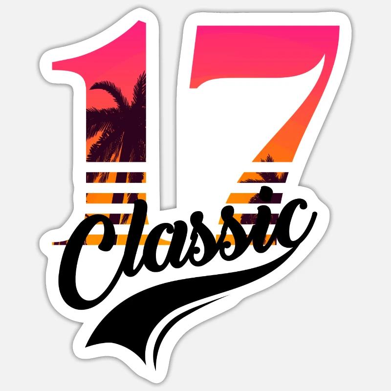 Issue 17 - 17th anniversary - Sticker size S (10 x 10 cm) - white matte