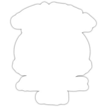 Kaffee Espresso Käffchen & Schokolade - Sticker Größe S (10 x 10 cm) - Mattweiß - Vorne