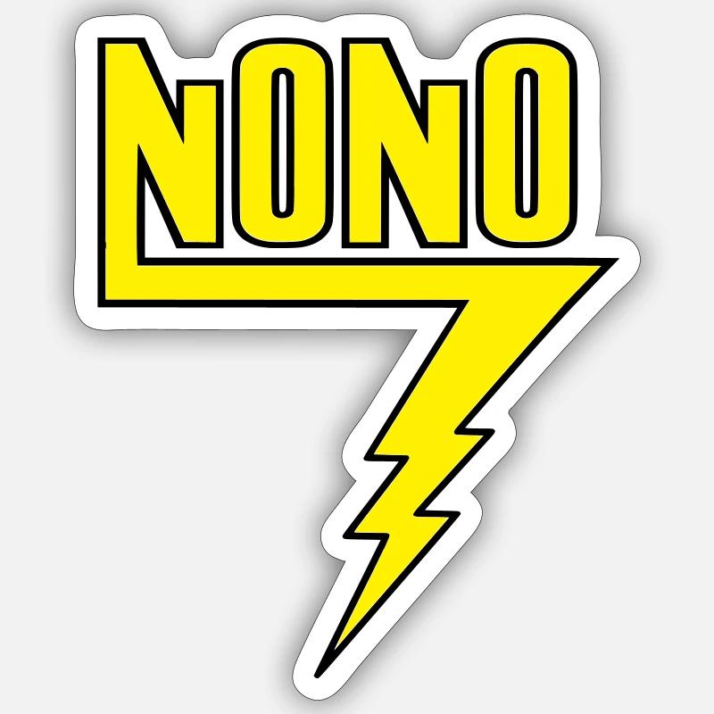 Nono - Sticker size S (10 x 10 cm) - white matte