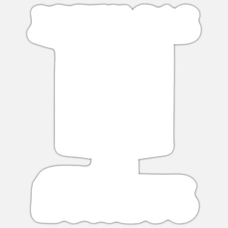 Jeux d échec - Sticker taille S (10 x 10 cm) - blanc mat