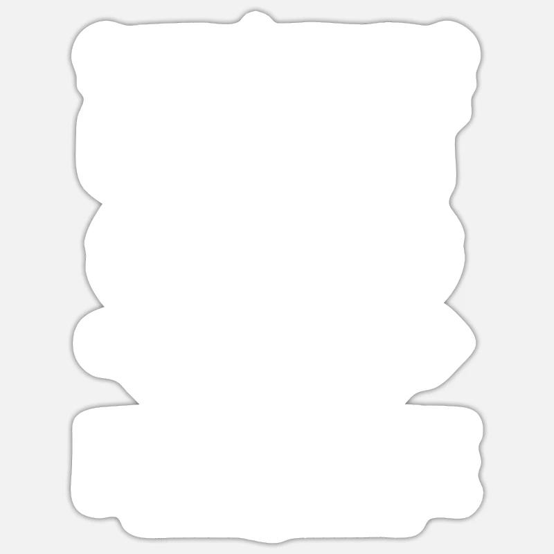 Chef cuisinier cuistot - Sticker taille S (10 x 10 cm) - blanc mat