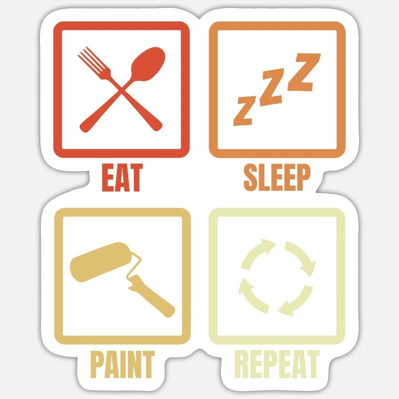 Sticker Größe S (10 x 10 cm) - 