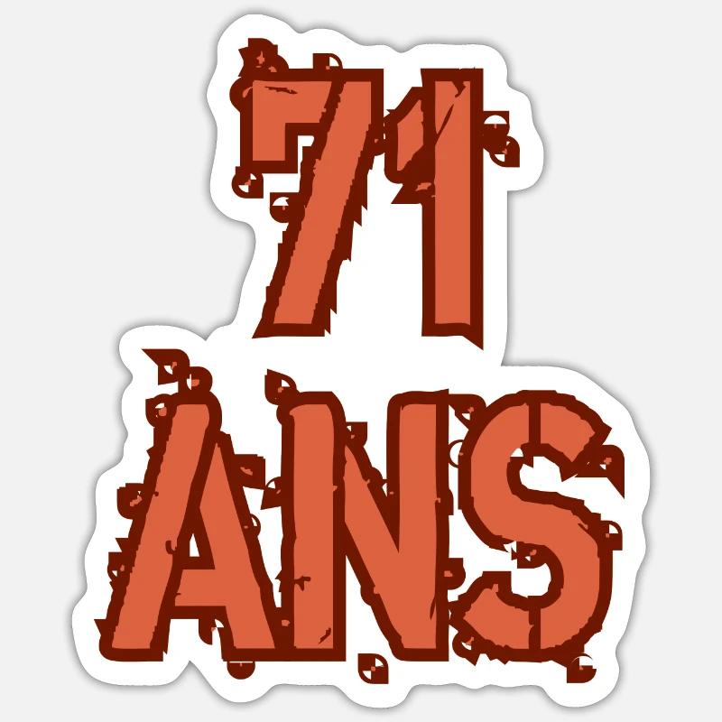 Sticker taille S (10 x 10 cm) - 