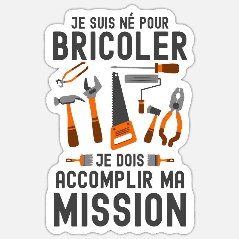 Sticker taille S (10 x 10 cm) - 