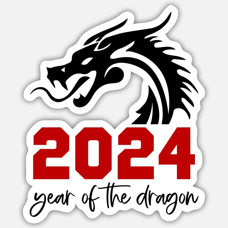 2024 - Sticker size S (10 x 10 cm) - white matte