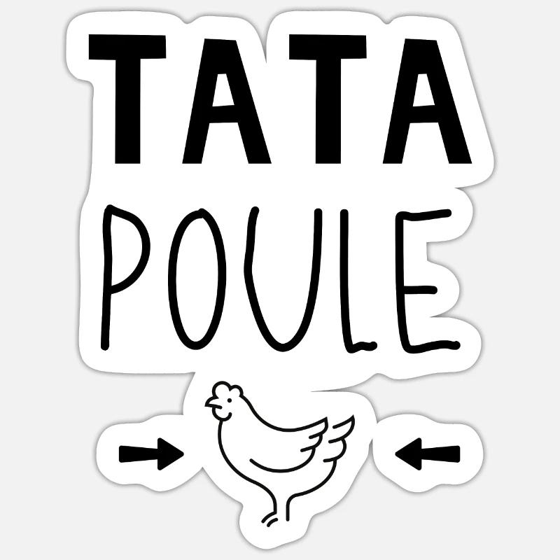 Sticker taille S (10 x 10 cm) - 