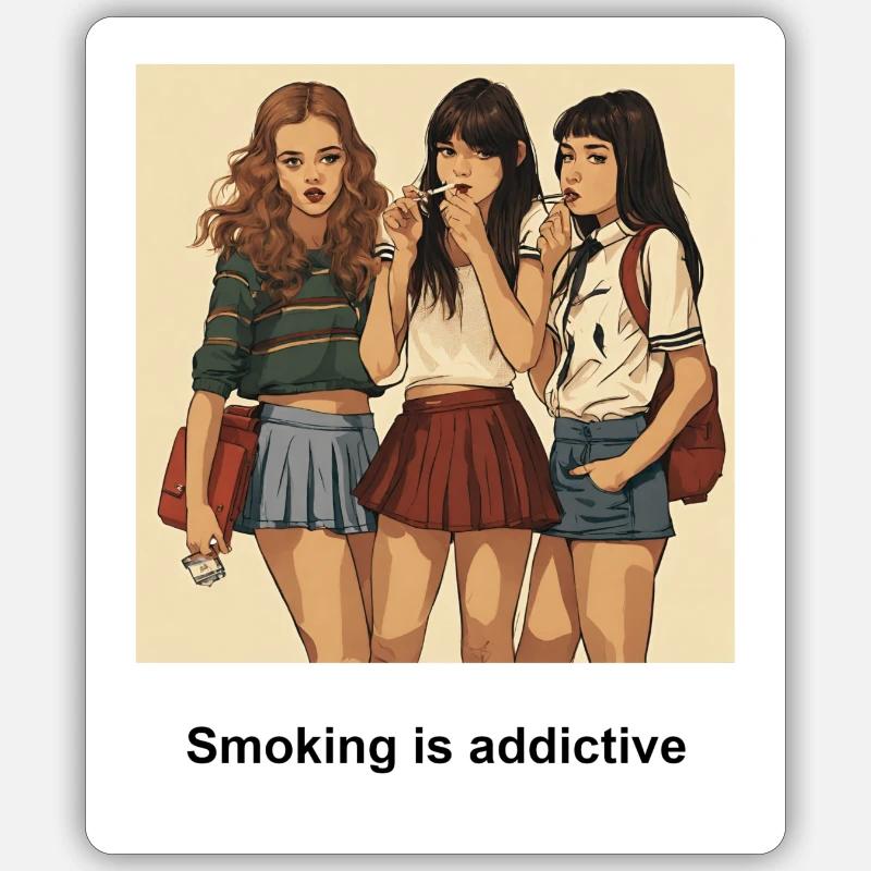 smoking Sticker size S (10 x 10 cm)