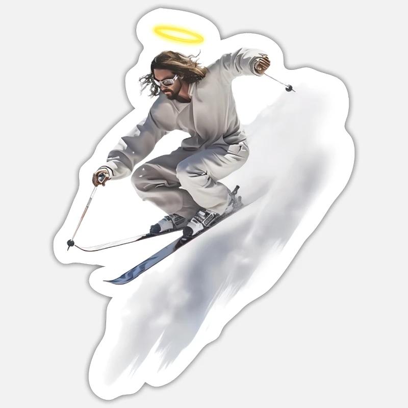 Ski-sus Sticker size S (10 x 10 cm)