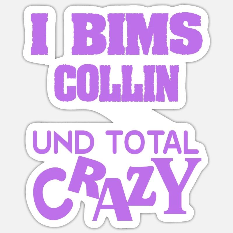Collin - Sticker size S (10 x 10 cm) - white matte