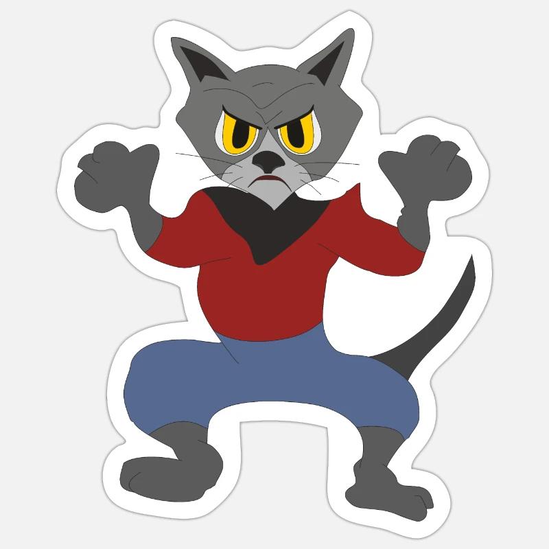Le chat, Sticker taille S (10 x 10 cm)