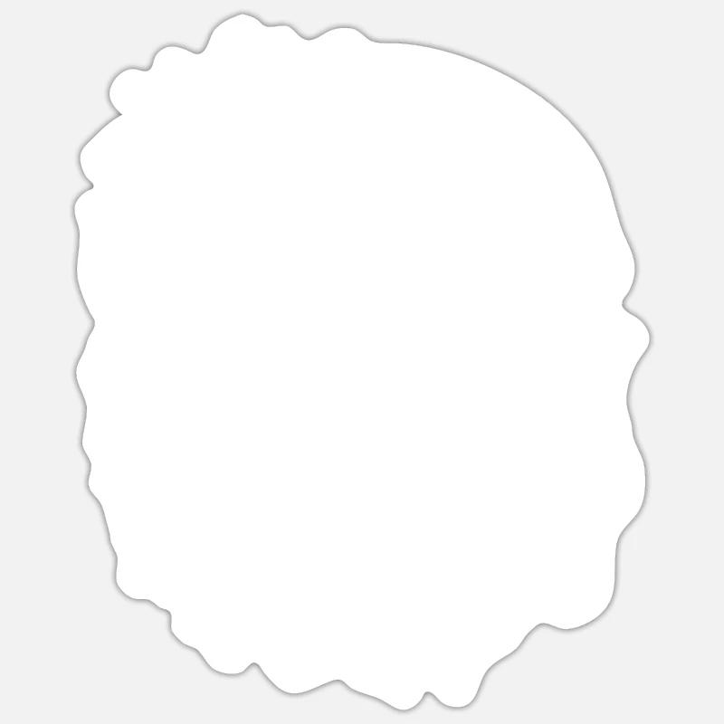 Conception de crâne gothique Sticker taille S (10 x 10 cm)