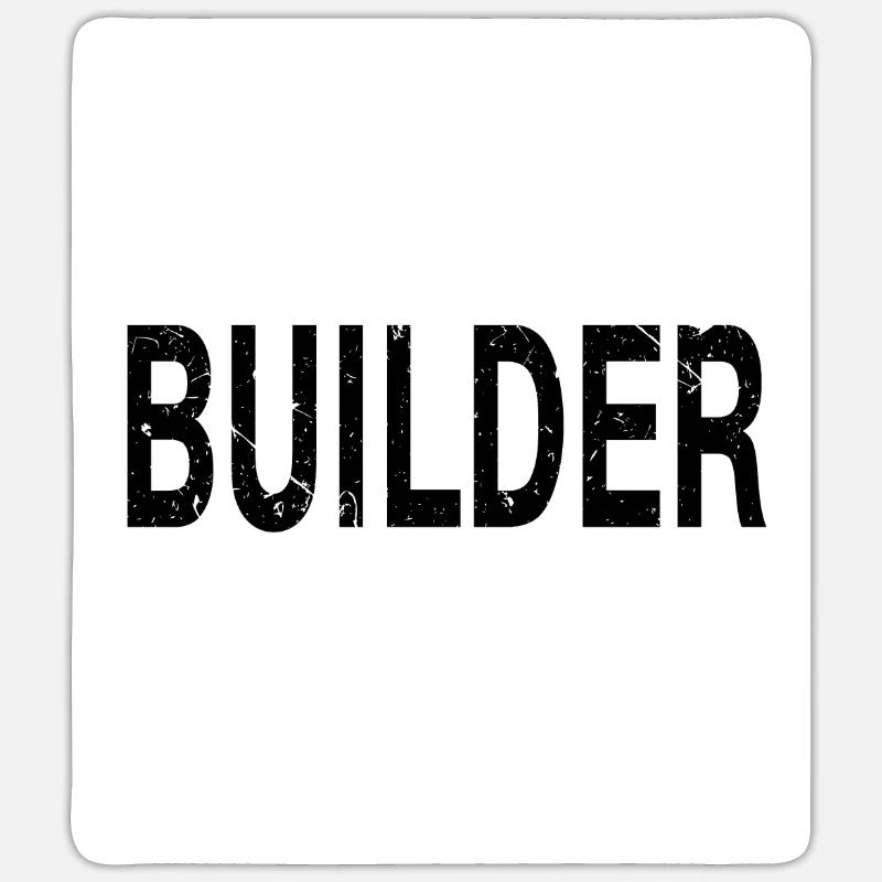Best Builder Ever Builder Gift Sticker size S (10 x 10 cm)